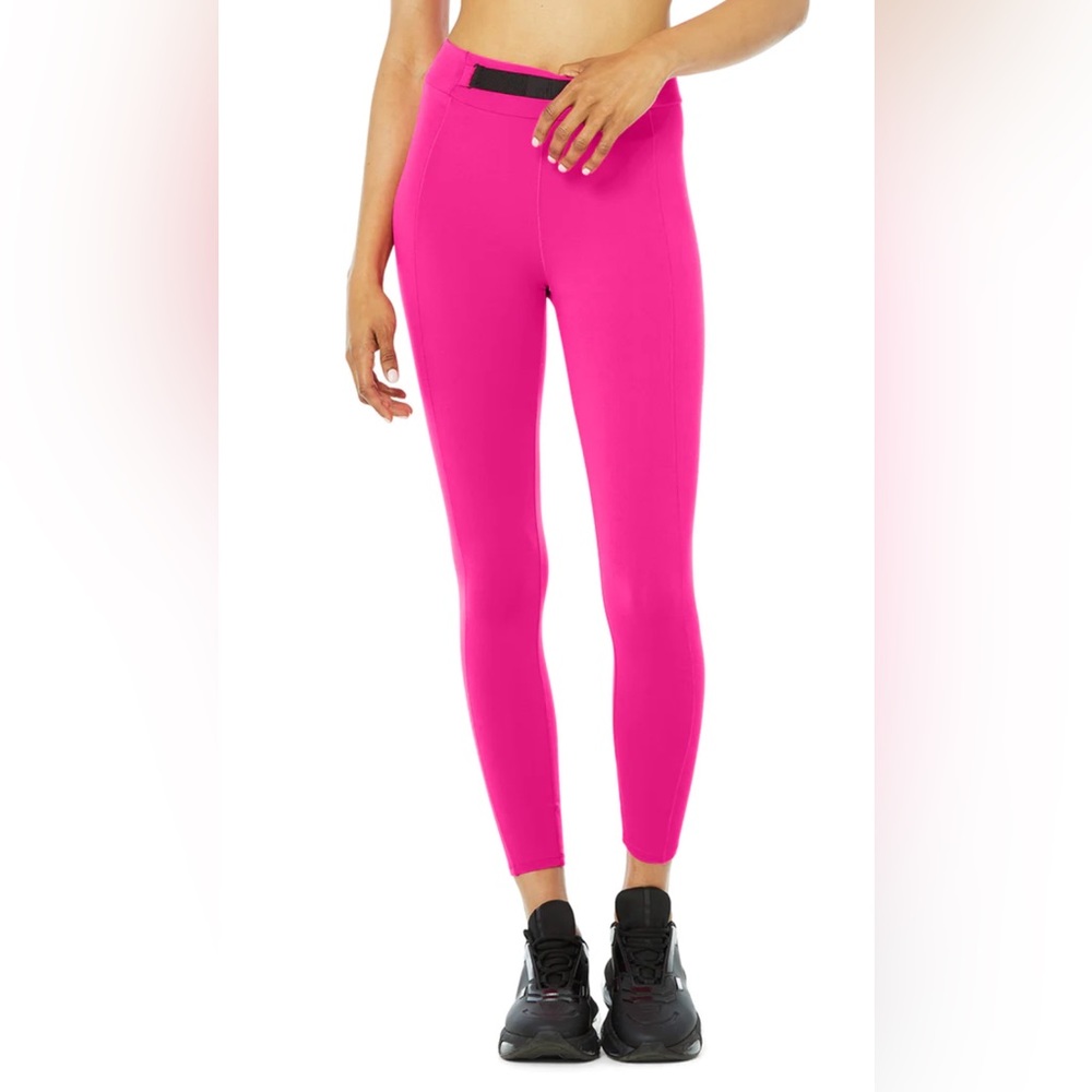 Alo 7/8 High Waist Visionary Leggings - neon pink - NEVER WORN